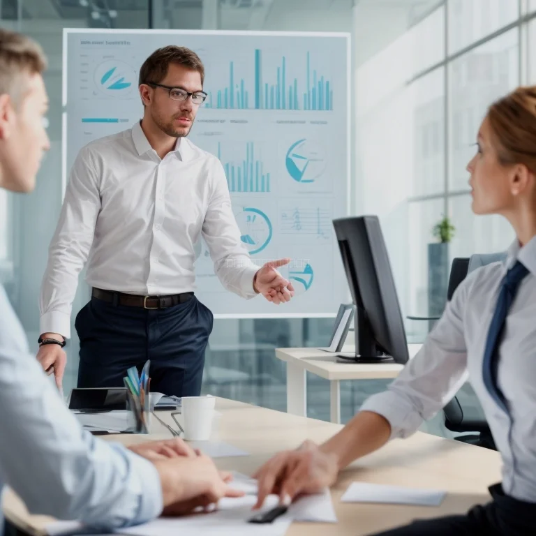 Experienced manager in coaching session